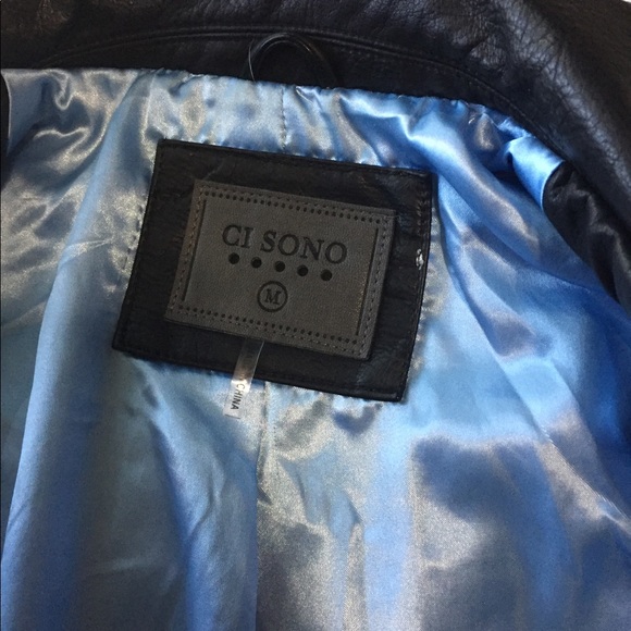 Vegan Leather Moto Jacket - Picture 3 of 6